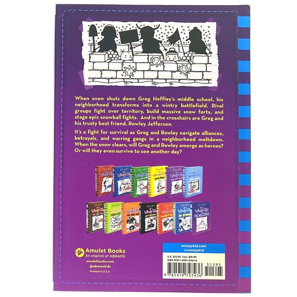 DIARY OF A WIMPY KID by Jeff Kinney Cabin Fever & The Meltdown (Hardcovers) NEW - Picture 5 of 5